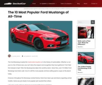 Mustangsdaily.com(The 10 Most Popular Ford Mustangs of All) Screenshot