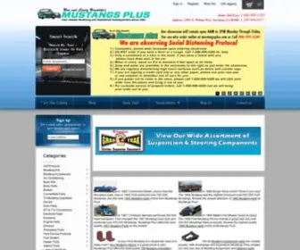 Mustangsplus.com(Mustang Parts & Accessories) Screenshot