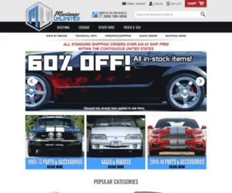 Mustangsunlimited.com(Mustangs Unlimited) Screenshot
