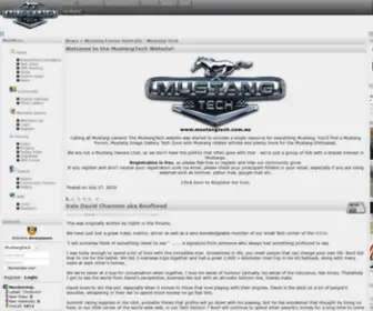 Mustangtech.com.au(Mustang Tech) Screenshot