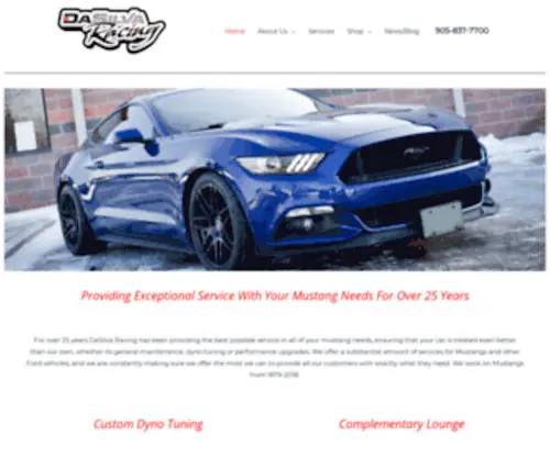 Mustangtoystore.com(DaSilva Racing) Screenshot