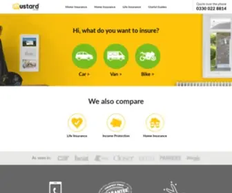 Mustard.co.uk(Insurance Comparison) Screenshot