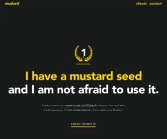 Mustard.cz(The show must go online) Screenshot