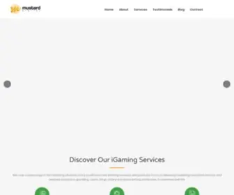 Mustarddigital.com(IGaming Marketing Agency & Consultant Services) Screenshot