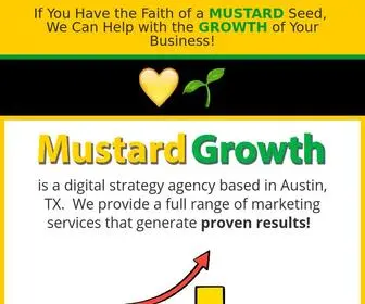 Mustardgrowth.com(Mustard Growth) Screenshot