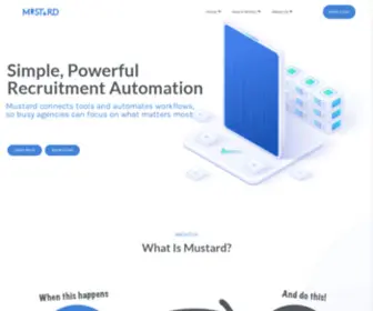 Mustardrecruitmentsoftware.com(Recruitment Process Automation) Screenshot