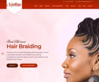 Mustaysbraiding.com(Mustays Braiding Place) Screenshot