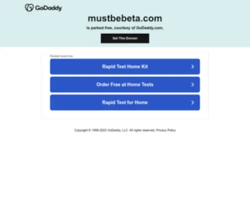 Mustbebeta.com(Mustbebeta) Screenshot