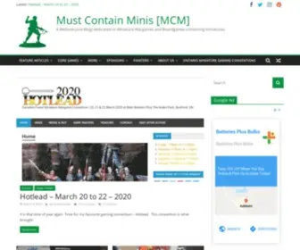 Mustcontainminis.com(Must Contain Minis) Screenshot