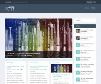 Muster-List.com(All About Comics) Screenshot