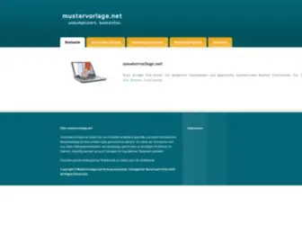 Mustervorlage.net(Mustervorlage und Vertrag kostenlos: Vorlagen für Beruf und Privat) Screenshot