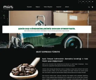 Mustespressoturkiye.com(Must Espresso Türkiye) Screenshot