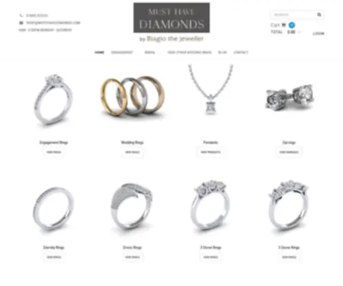 Musthavediamonds.com(Must Have Diamonds) Screenshot