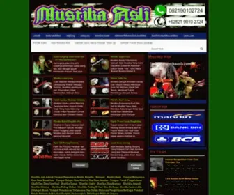 Mustikaasli.com(Mustika Asli) Screenshot