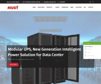 Mustpower.net(MUST SOLAR POWER) Screenshot