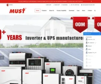 Mustsolar.com(MUST SOLAR POWER) Screenshot