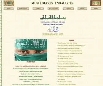 Musulmanesandaluces.org(Musulmanes Andaluces) Screenshot