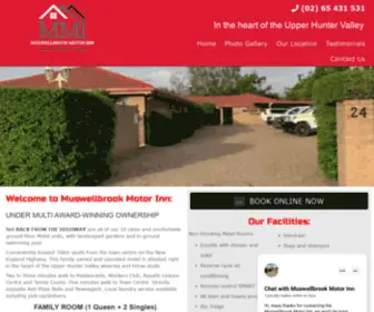 Muswellbrookmotorinn.com.au(Business Description) Screenshot