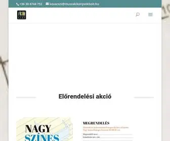 Muszakikonyvekshop.hu(Kezdőlap) Screenshot