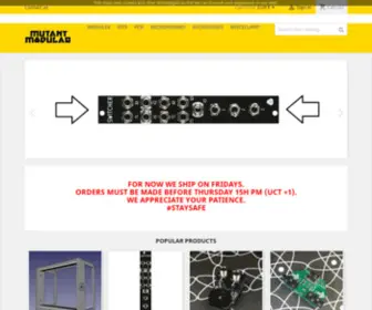Mutantmodular.es(Mutant Modular) Screenshot