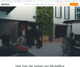 Mutebox.se(Det perfekta telefonbåset) Screenshot