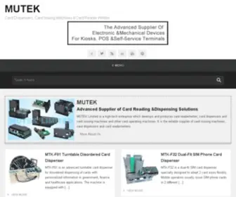 Mutek.com(MUTEK Limited) Screenshot