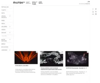 Mutek.mx(Mutek) Screenshot