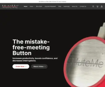 Muteme.com(The Illuminated Physical Mute Button) Screenshot