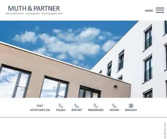 Muth-Partner.de(Steuerberater, Wirtschaftsprüfer, Rechtsanwalt in Erfurt & Fulda & Meiningen) Screenshot