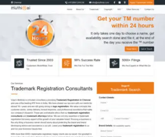 Muthirai.com(Trademark Registration in Chennai) Screenshot