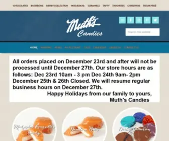 Muthscandy.com(Muth's Candy) Screenshot