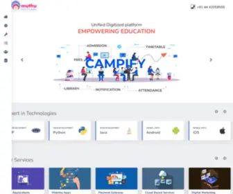 Muthusoftlabs.com(MuthuSoftLabs Pvt Ltd) Screenshot