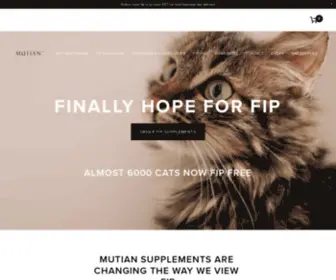 Mutian.ca(MUTIAN FIP TREATMENT) Screenshot