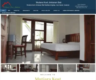 Mutiarakostjimbaran.com(Mutiara Kost Jimbaran Bali) Screenshot