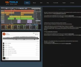 Mutools.com(Enjoy Making Music) Screenshot
