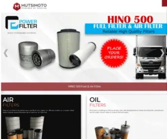 Mutsimoto.com(Air Filters) Screenshot