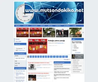 Mutsondakika.net(Mut Son Dakika) Screenshot