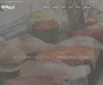 Mutsumisushi.com(Mutsumi Sushi California) Screenshot