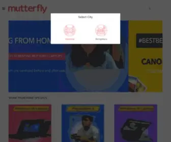 Mutterfly.in(Rent at just 1% of MRP) Screenshot