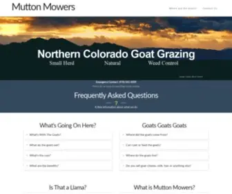 Muttonmowers.com(Mutton Mowers) Screenshot