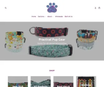 Muttsandmittens.net(Cute Dog Collars and Leashes) Screenshot