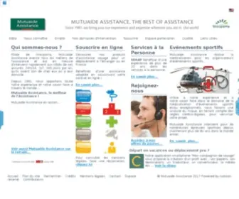 Mutuaide.fr(Assistance, Assurance, Service du quotiden à l'extrême) Screenshot