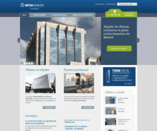 Mutuainmobiliaria.es(Mutua Madrileña) Screenshot
