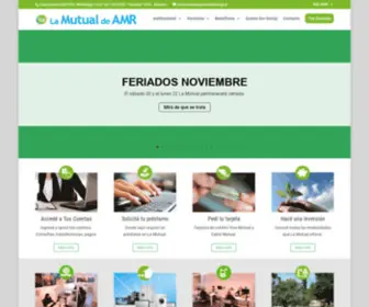 Mutualamr.org.ar(Conocé los servicios y beneficios que ofrecemos a nuestr@s soci@s) Screenshot