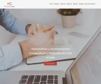 Mutualcoop.org.ar(Instituto economia) Screenshot