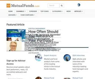 Mutualfunds.com(News) Screenshot
