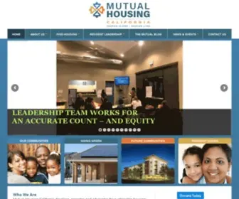 Mutualhousing.com(Mutual Housing California) Screenshot