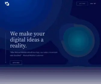 Mutualmobile.com(Mutual Mobile) Screenshot