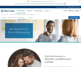 Mutualofomaha-Lifeinsurance.com(Mutual of Omaha) Screenshot