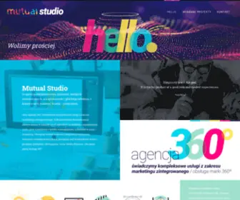 Mutualstudio.pl(Agencja reklamowa) Screenshot